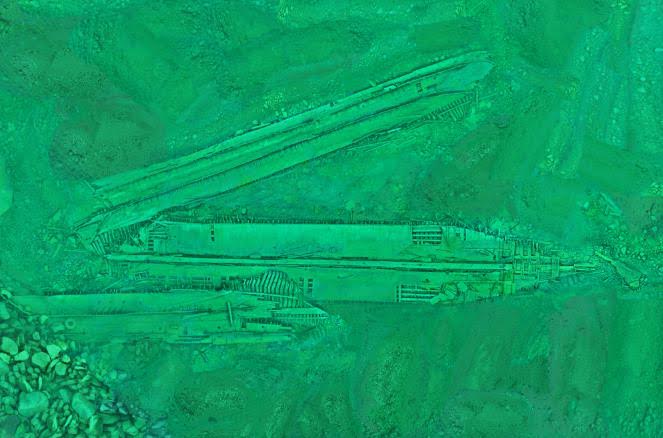 Underwater Photogrammetry Hesper Shipwreck Orthophoto