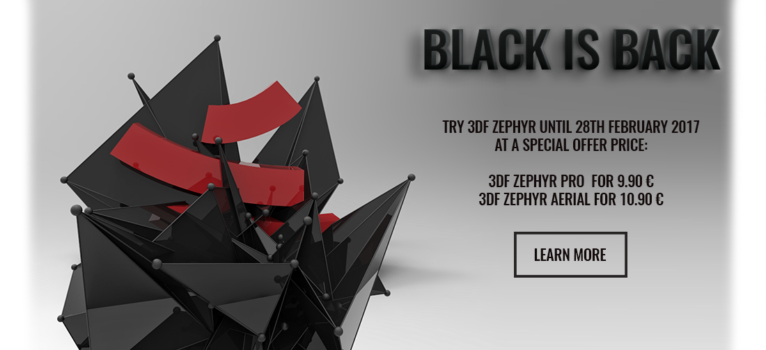 3DF Zephyr BLACK FRIDAY MADNESS!