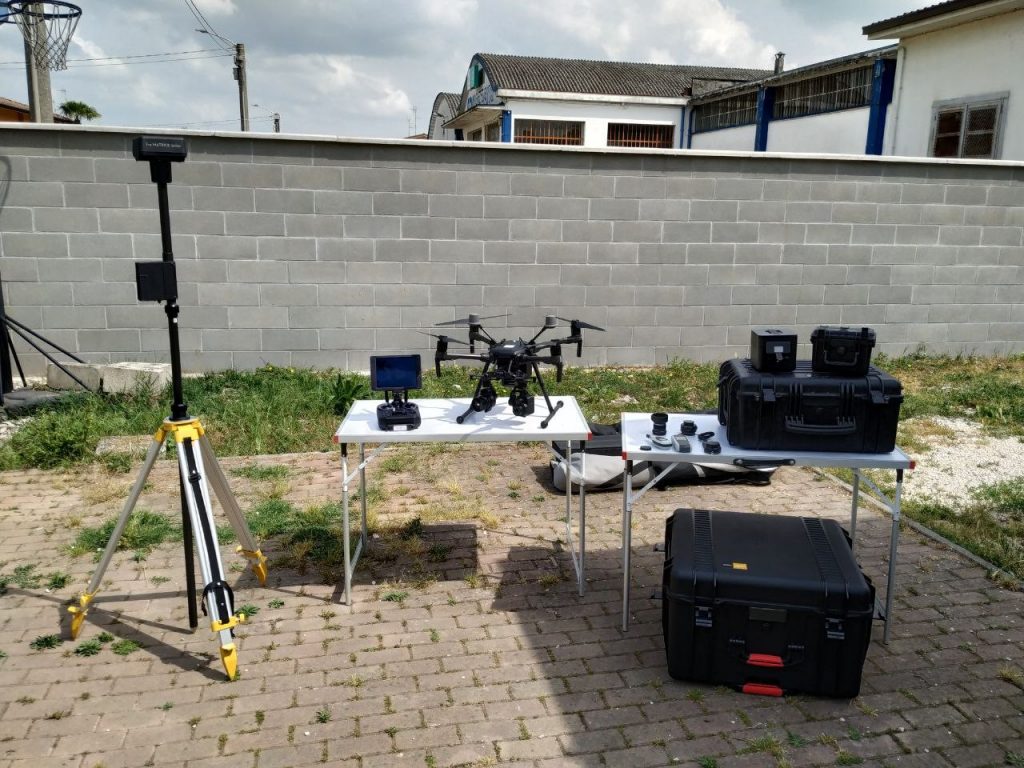 Fig. 2. Equipment used for the survey. © DL Droni Srl